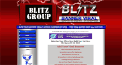 Desktop Screenshot of blitzbannerviral.com